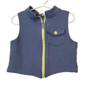 Kid's Ben Sherman Quilted Blue & Yellow Vest